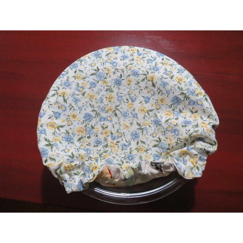 Reversible KitchenAid Bowl Cover: Chickens And Floral Print, Bowl Cover - Picture 6 of 6